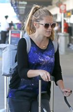 TERESA PALMER at LAX Airport in Los Angeles 10/05/2016