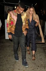 TIA MOWRY Arrives at Ashlee Simpson