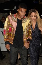 TIA MOWRY Arrives at Ashlee Simpson