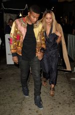 TIA MOWRY Arrives at Ashlee Simpson