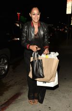 TRACEE ELLIS ROSS Arrives at Ashlee Simpson