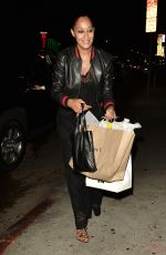 TRACEE ELLIS ROSS Arrives at Ashlee Simpson