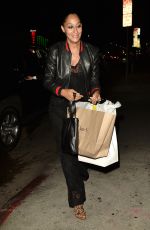 TRACEE ELLIS ROSS Arrives at Ashlee Simpson
