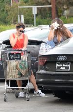 VANESSA and SETLLA HUDGENS Shopping Grocery in Studio City 10/16/2016