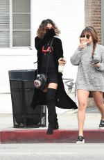VANESSA and STELLA HUDGENS Out and About in Los Angeles 10/29/2016