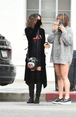 VANESSA and STELLA HUDGENS Out and About in Los Angeles 10/29/2016