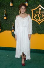 VANESSA HUDGENS at Veuve Clicquot Polo Classic in Los Angeles 10/15/2016