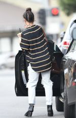 VANESSA HUDGENS in Ripped Jeans Out for Coffee in Los Angeles 10/26/2016