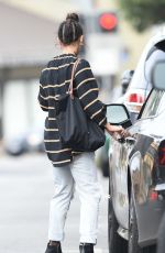 VANESSA HUDGENS in Ripped Jeans Out for Coffee in Los Angeles 10/26/2016