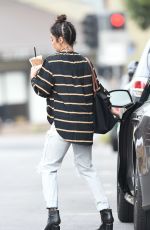 VANESSA HUDGENS in Ripped Jeans Out for Coffee in Los Angeles 10/26/2016