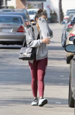 VANESSA HUDGENS Leaves Pilates Class in Studio City 10/11/2016