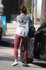 VANESSA HUDGENS Leaves Pilates Class in Studio City 10/11/2016