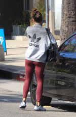 VANESSA HUDGENS Leaves Pilates Class in Studio City 10/11/2016