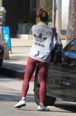 VANESSA HUDGENS Leaves Pilates Class in Studio City 10/11/2016