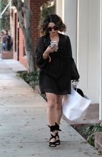 VANESSA HUDGENS Out Shopping in West Hollywood 10/21/2016