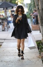 VANESSA HUDGENS Out Shopping in West Hollywood 10/21/2016