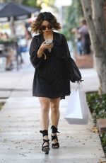 VANESSA HUDGENS Out Shopping in West Hollywood 10/21/2016