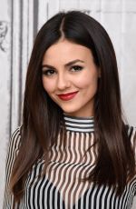VICTORIA JUSTICE and CHRISTINA MILIAN at AOL Build in New York 10/18/2016