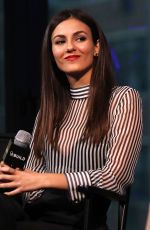 VICTORIA JUSTICE and CHRISTINA MILIAN at AOL Build in New York 10/18/2016
