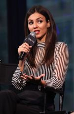VICTORIA JUSTICE and CHRISTINA MILIAN at AOL Build in New York 10/18/2016
