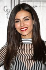 VICTORIA JUSTICE and CHRISTINA MILIAN at AOL Build in New York 10/18/2016
