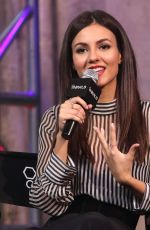VICTORIA JUSTICE and CHRISTINA MILIAN at AOL Build in New York 10/18/2016