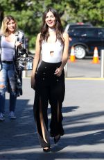 VICTORIA JUSTICE on the Set of Extra at Univesal Studios 10/20/2016