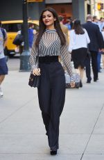 VICTORIA JUSTICE Out and About in New York 10/18/2016