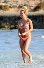 ZARA HOLLAND in Bikini at a Beach in Ibiza 10/19/2016