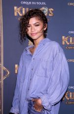 ZENDAYA COLEMAN at Cirque Du Soleil: Kurios - Cabinet of Curiosities Opning Night in New York 09/29/2016