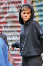 ZENDAYA COLEMAN on the Set of a Photoshoot for Daya By Zendaya in New York 10/15/2016