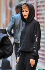 ZENDAYA COLEMAN on the Set of a Photoshoot for Daya By Zendaya in New York 10/15/2016
