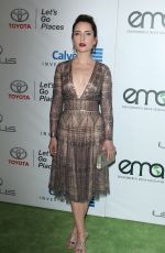 ZOE LISTER-JONES at Environmental Media Association Awards in Los Angeles 10/22/2016