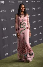 ZOE SALDANA at 2016 Lacma Art + Film Gala in Los Angeles 10/29/2016
