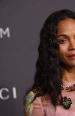 ZOE SALDANA at 2016 Lacma Art + Film Gala in Los Angeles 10/29/2016