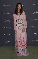 ZOE SALDANA at 2016 Lacma Art + Film Gala in Los Angeles 10/29/2016