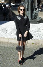 ZOEY DEUTCH at Miu Miu Fashion Show at Paris Fashion Week 10/05/2016