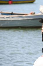 ABIGAIL ABBEY CLANCY in BIkini at a Yacht on the Set of Britain’s Next Top Model 10/26/2016