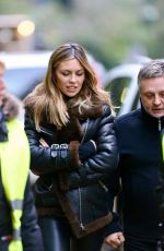 ABIGAIL ABBEY CLANCY on the Set of an Advert for Fiat Abarth in London 11/08/2016