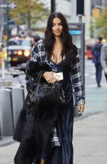 ADRIANA LIMA Arrives at Victoria’s Secret Fashion Show Fittings in New York 11/01/2016