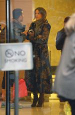 ALESSANDRA AMBROSIO Arrives at Victoria’s Secret Fashion Show Fittings in New York 11/01/2016