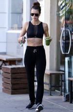 ALESSANDRA AMBROSIO in Tank Top Out in Los Angeles 11/24/2016