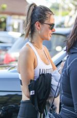 ALESSANDRA AMBROSIO Leaves a Gym in Los Angeles 11/22/2016