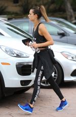 ALESSANDRA AMBROSIO Leaves a Gym in Los Angeles 11/26/2016