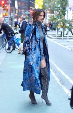 ALESSANDRA AMBROSIO Out and About in New York 11/01/2016
