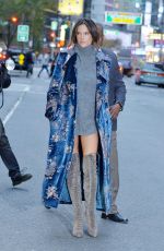 ALESSANDRA AMBROSIO Out and About in New York 11/01/2016