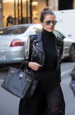 ALESSANDRA AMBROSIO Out and About in Paris 11/28/2016