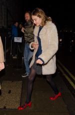 ALEXA CHUNG Night Out in London 11/03/2016