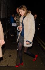 ALEXA CHUNG Night Out in London 11/03/2016