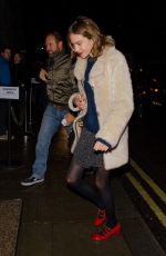 ALEXA CHUNG Night Out in London 11/03/2016